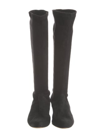 Oscar de la Renta Suede Sock Boots
