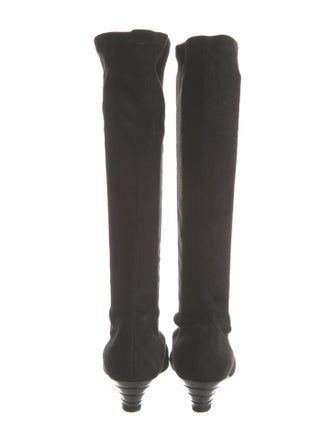 Oscar de la Renta Suede Sock Boots