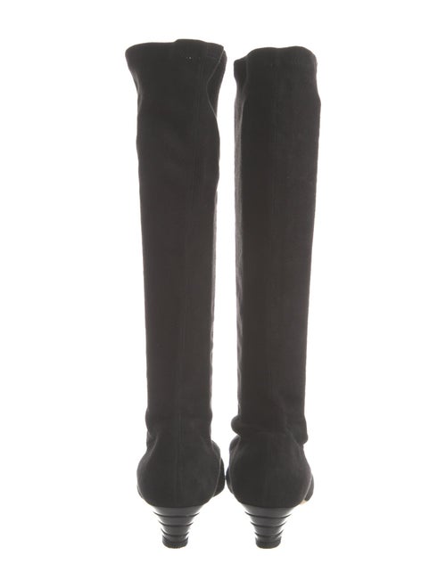 Oscar de la Renta Suede Sock Boots