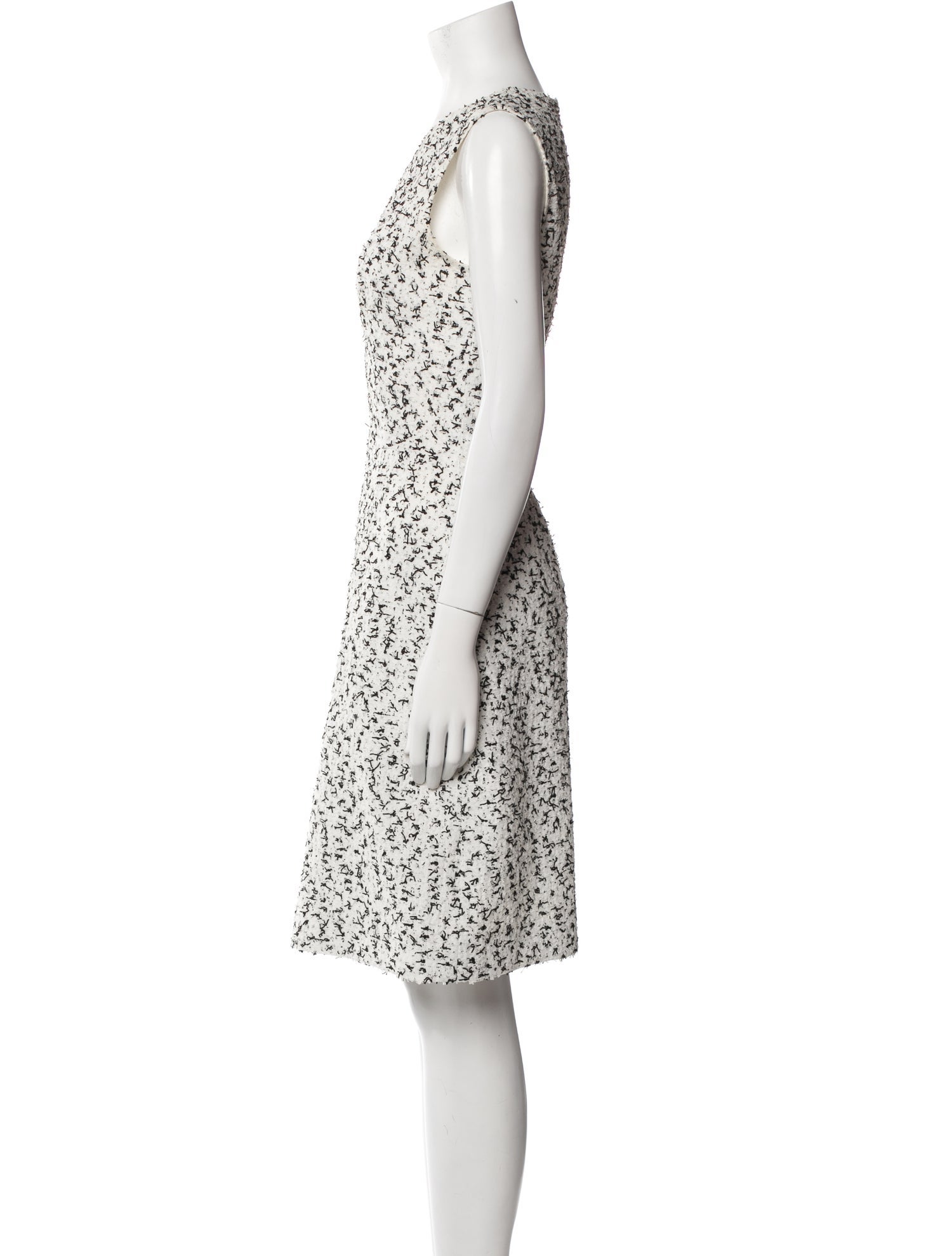 Oscar de la Renta Printed Knee-Length Dress