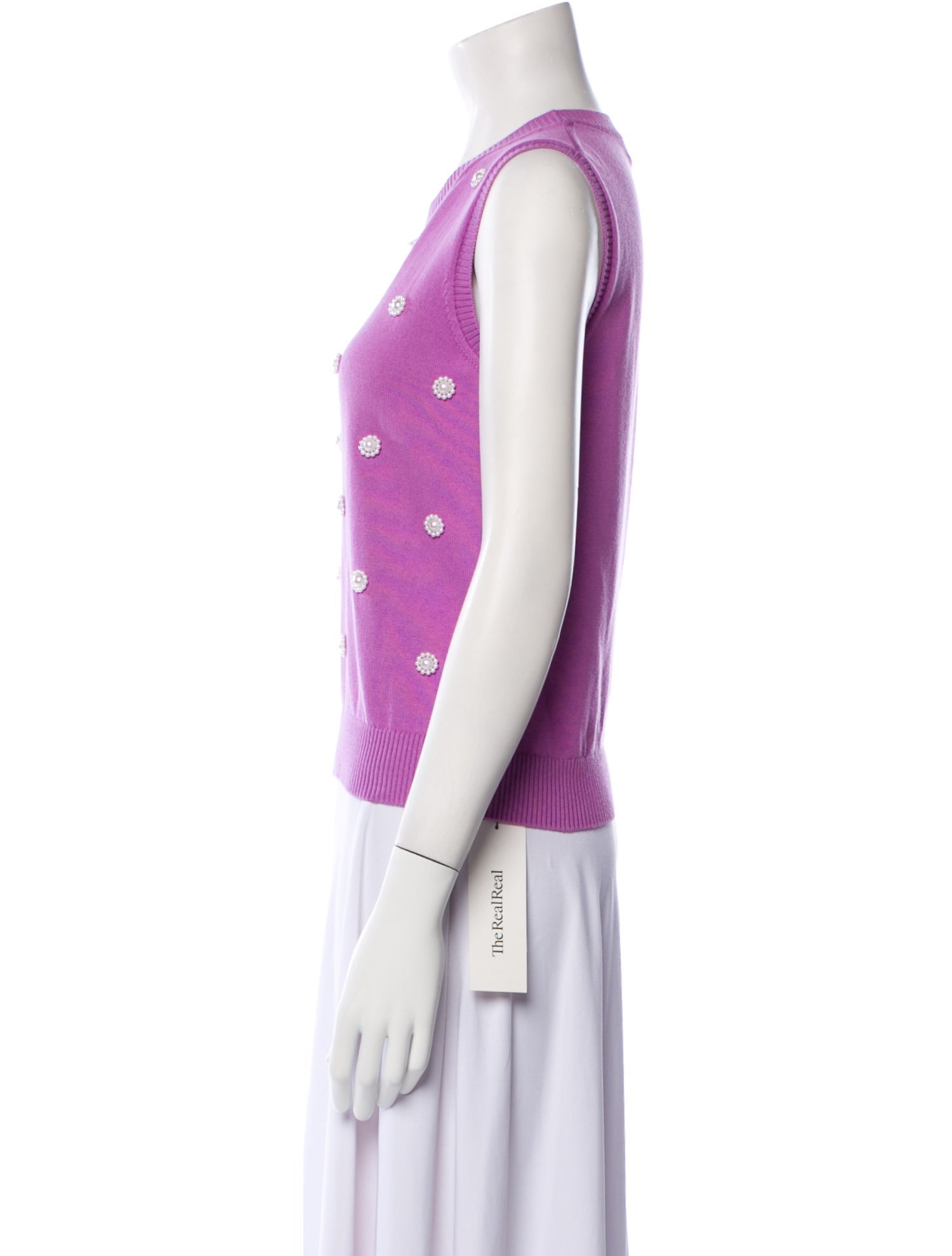 Oscar de la Renta 2022 Scoop Neck Sweater