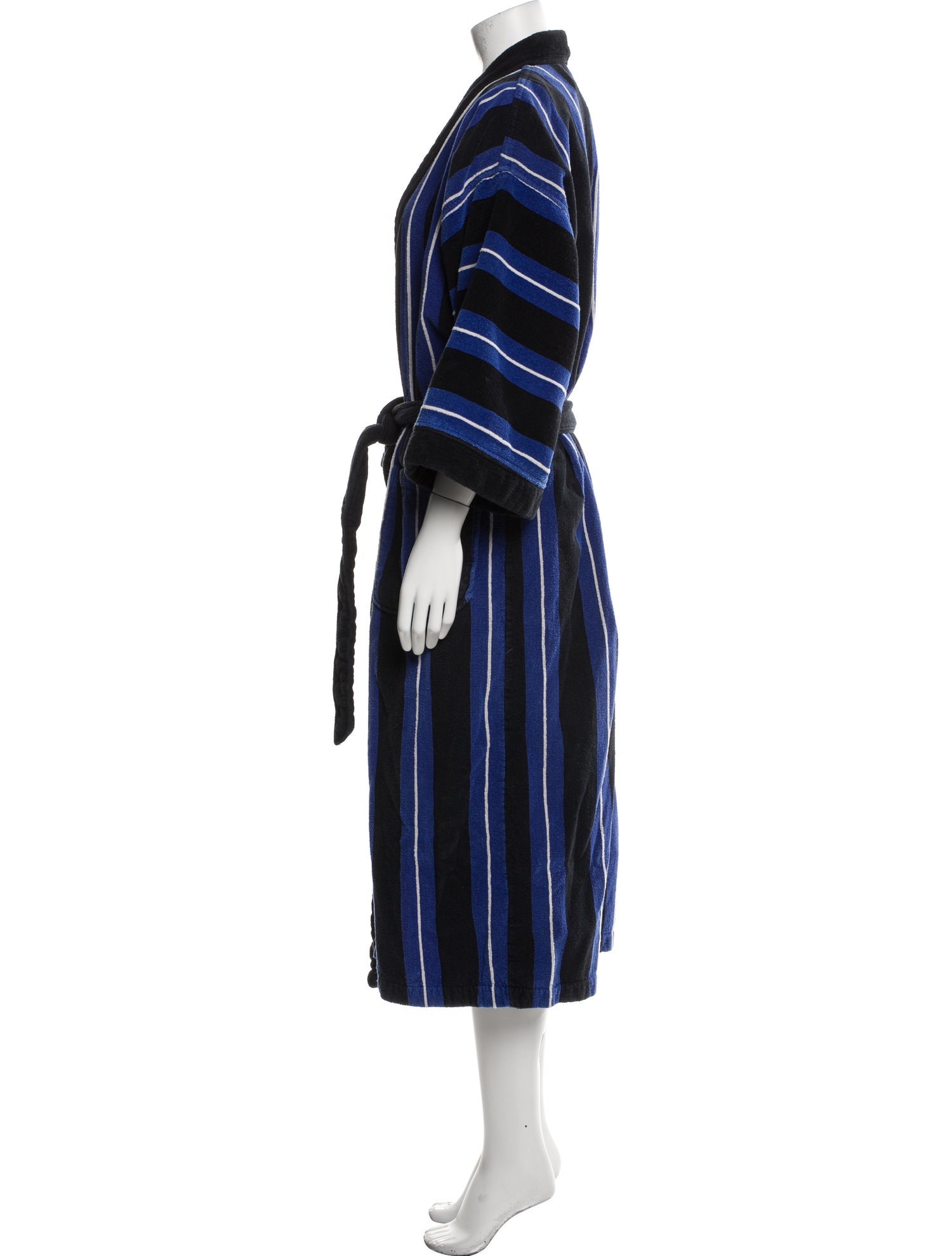 Oscar de la Renta Striped Robe