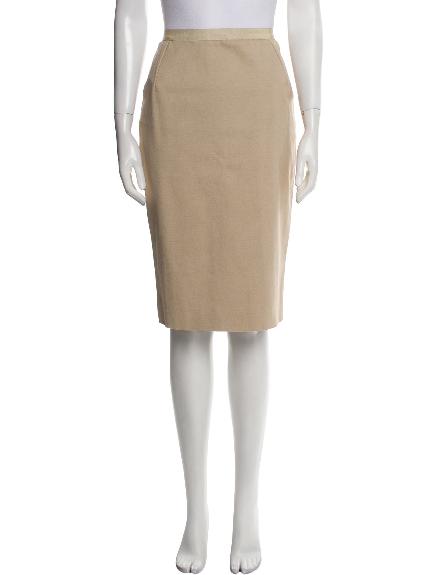 Oscar de la Renta Nylon Knee-Length Skirt
