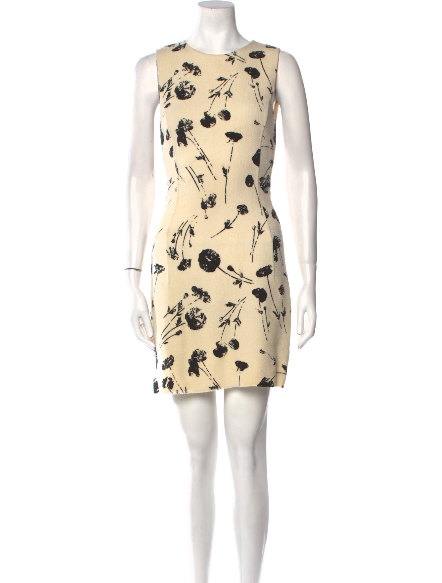 Oscar de la Renta Printed Mini Dress