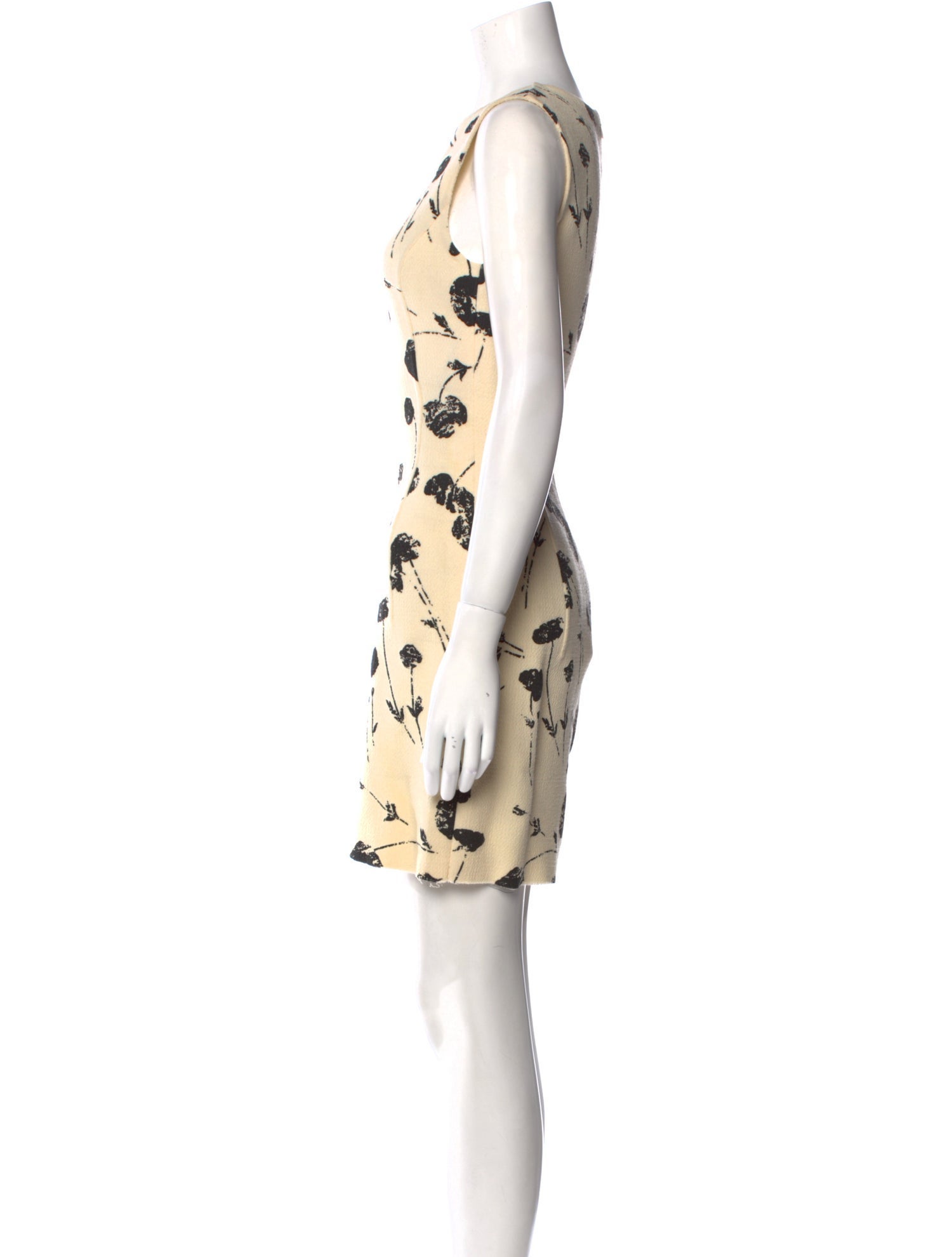 Oscar de la Renta Printed Mini Dress