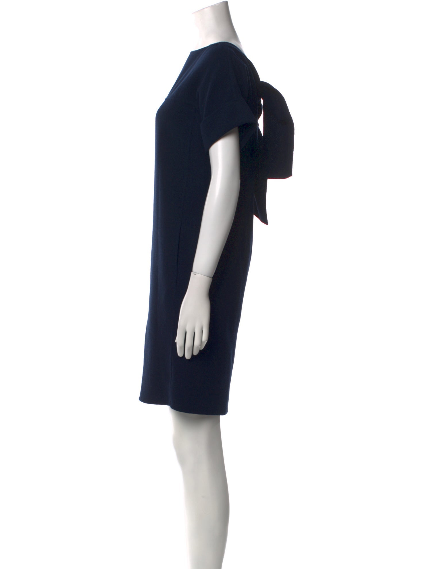 Oscar de la Renta Virgin Wool Mini Dress