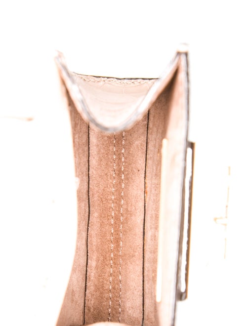 Oscar de la Renta Embossed Leather Minaudière