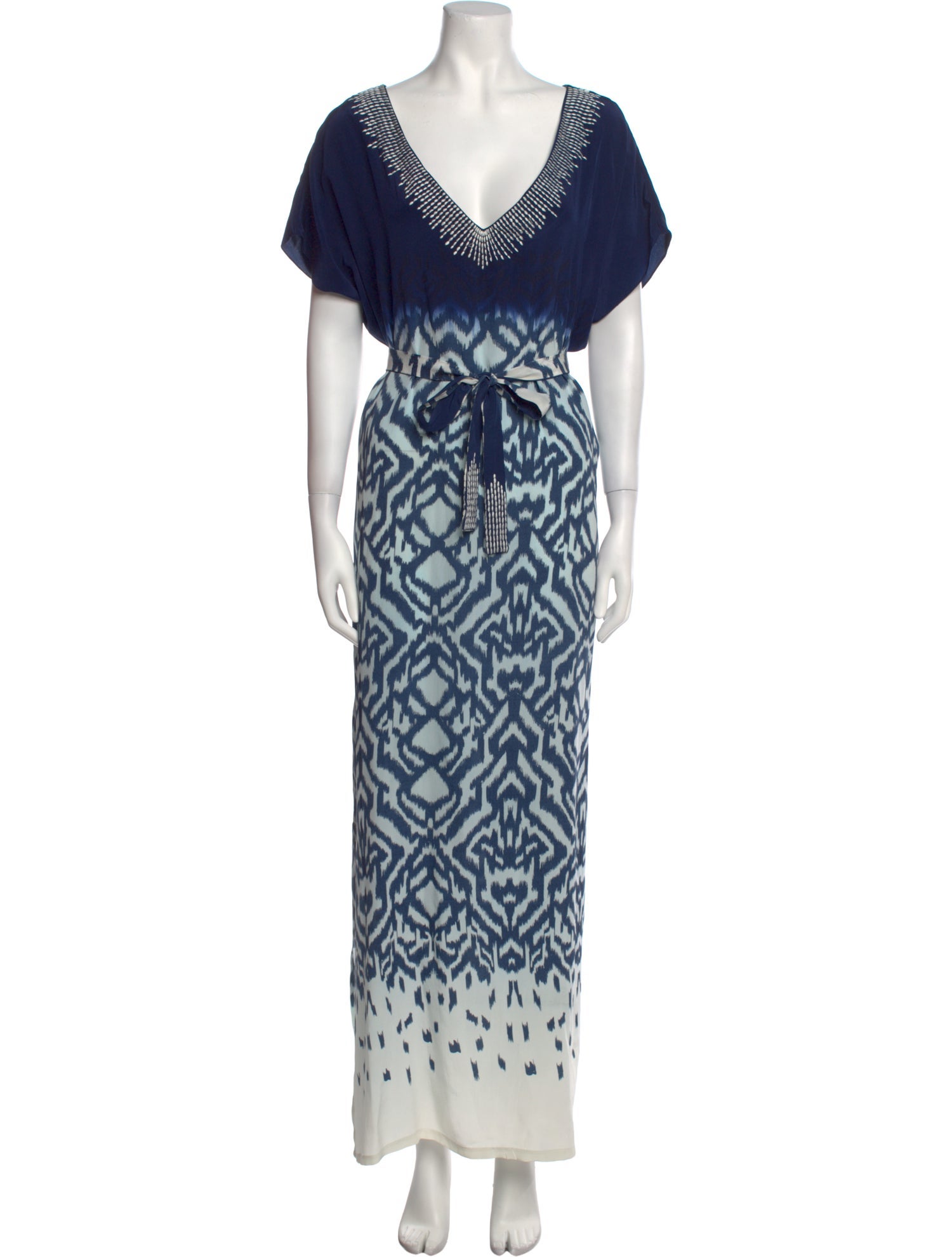 Oscar de la Renta Silk Long Dress