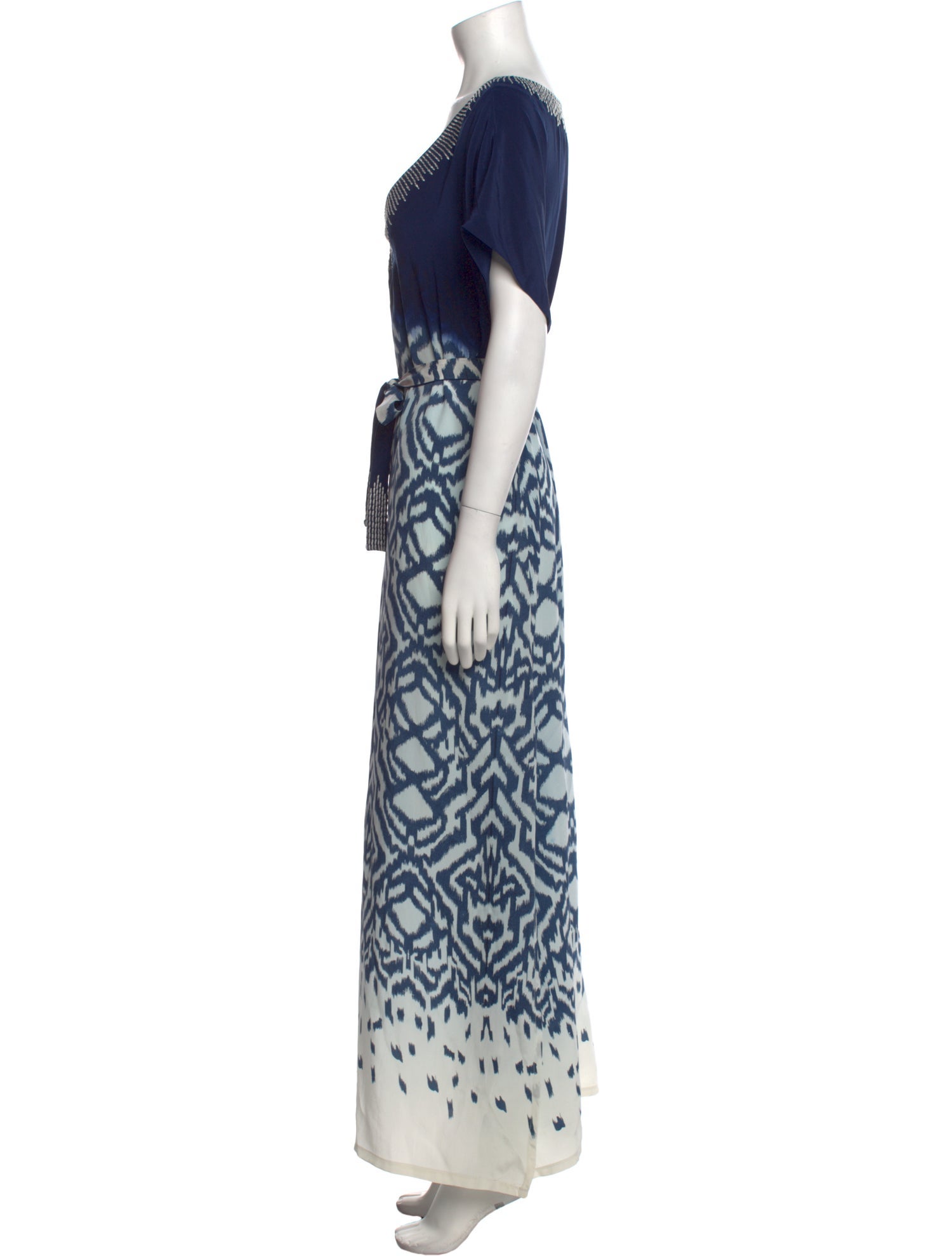 Oscar de la Renta Silk Long Dress