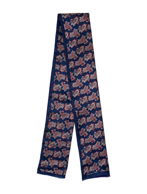 Oscar de la Renta Silk Printed Scarf