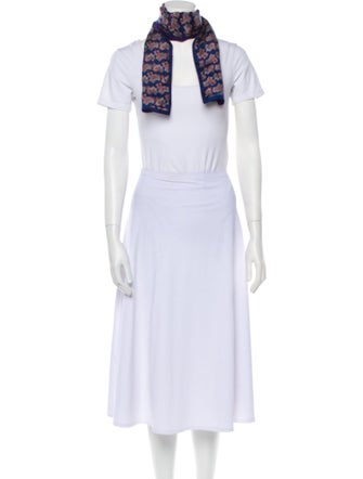 Oscar de la Renta Silk Printed Scarf