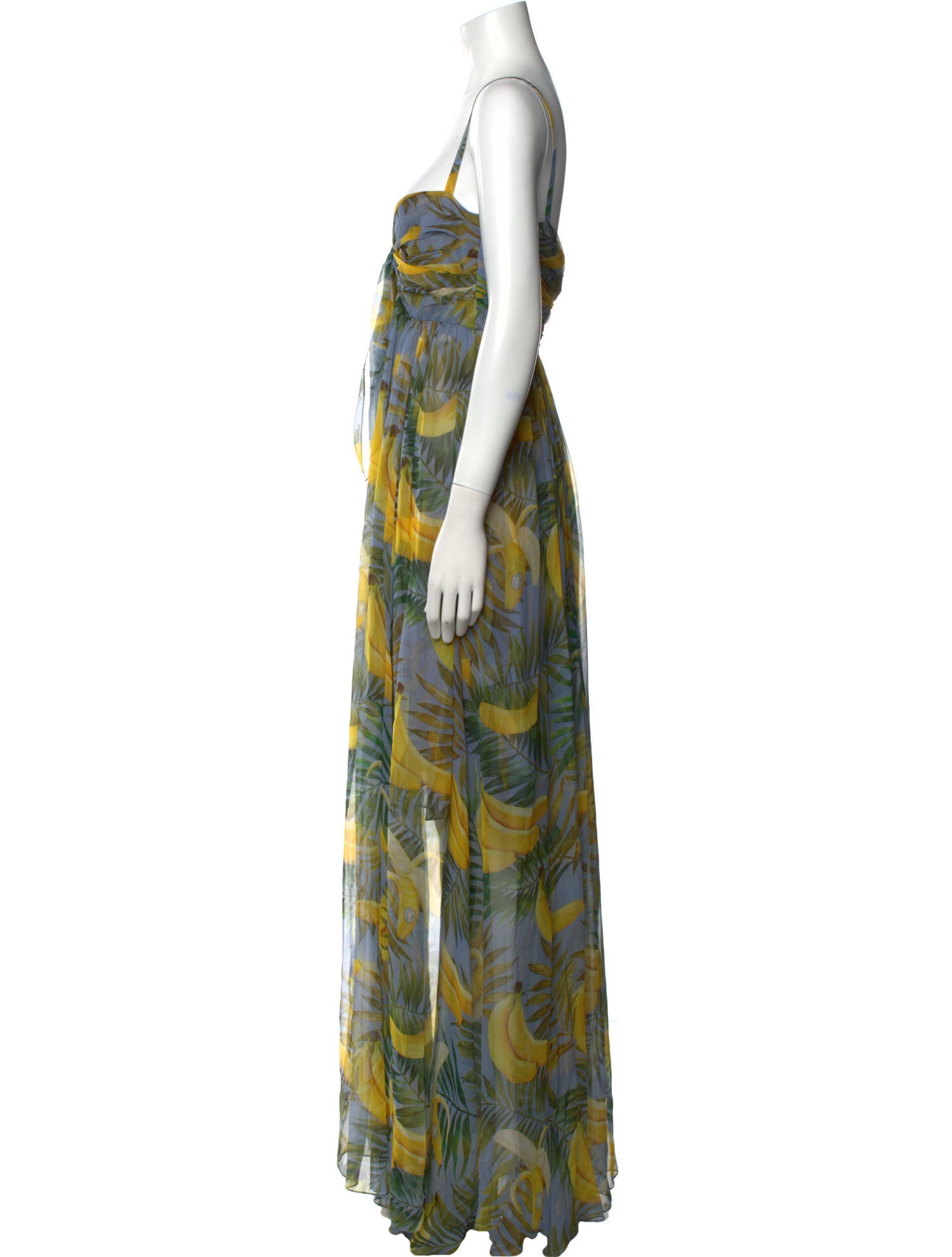 Oscar de la Renta Silk Long Dress