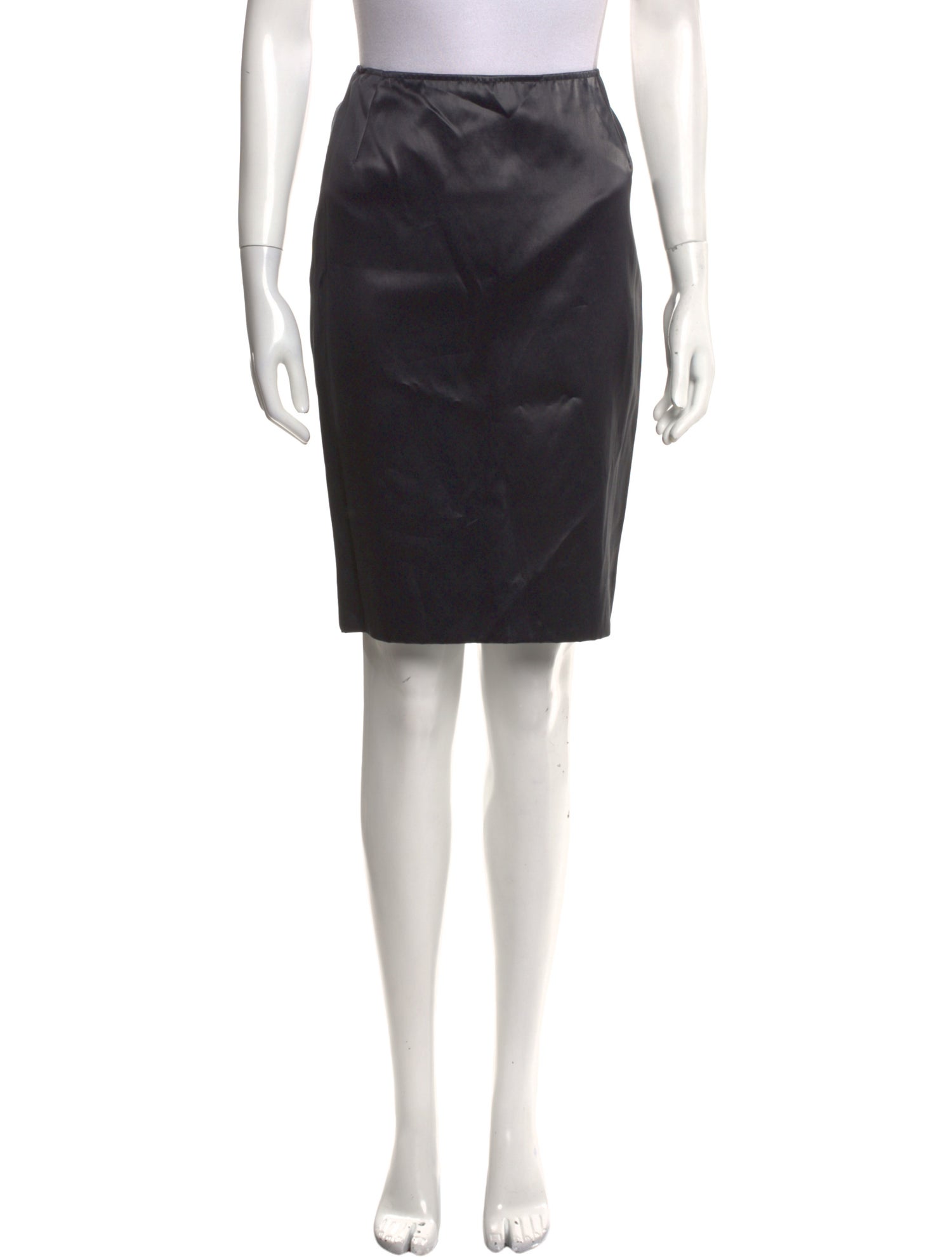 Oscar de la Renta Silk Knee-Length Skirt