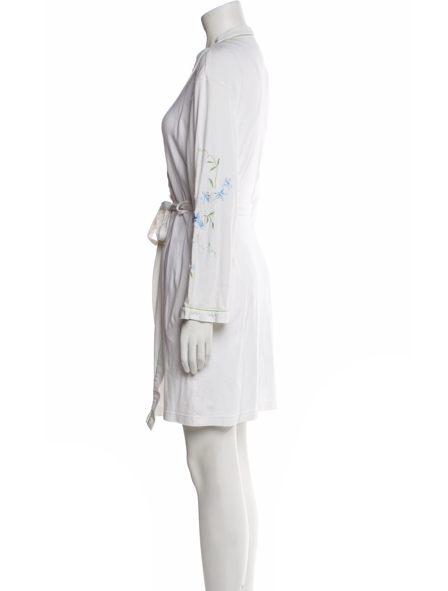 Oscar de la Renta Floral Print Robe