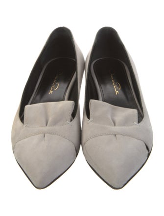 Oscar de la Renta Suede Loafers