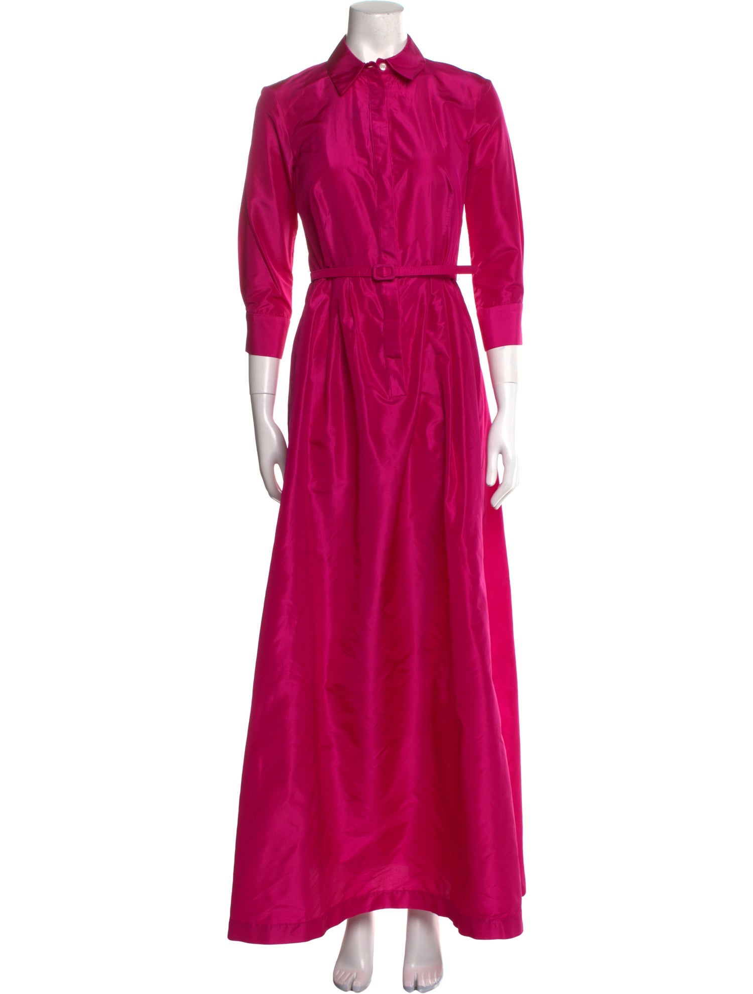 Oscar de la Renta Silk Long Dress