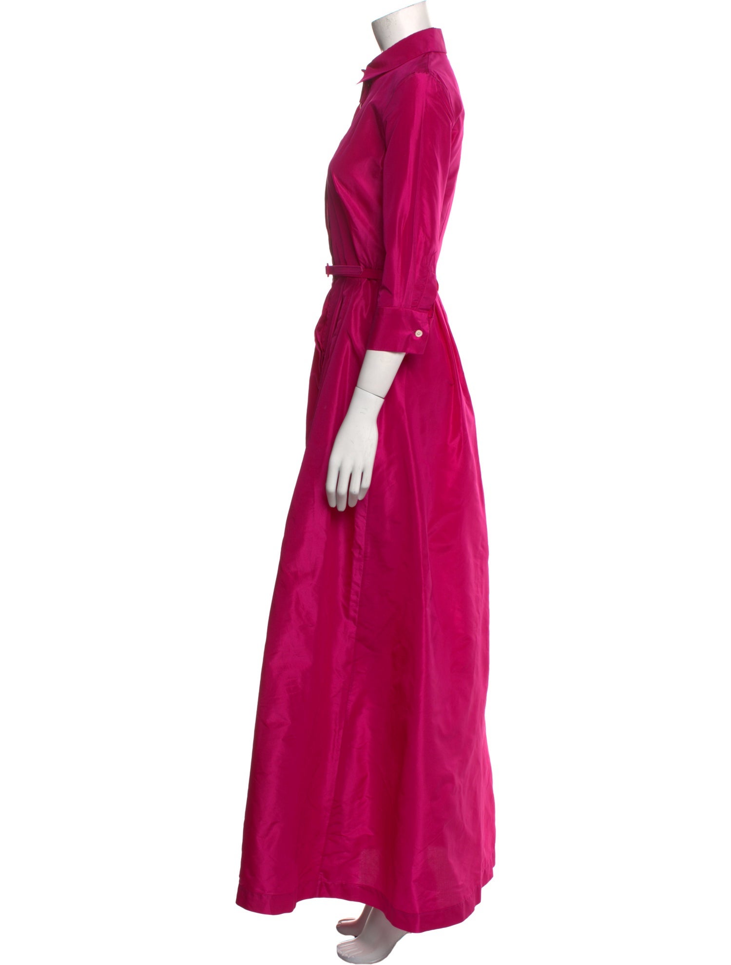Oscar de la Renta Silk Long Dress