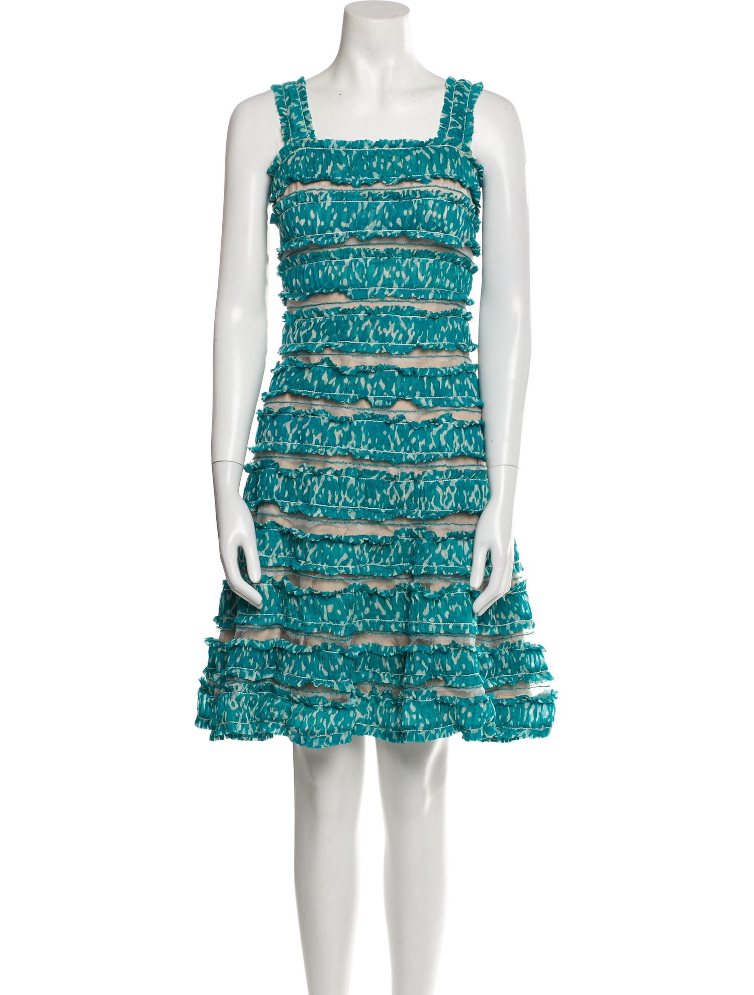 Oscar de la Renta Silk Mini Dress