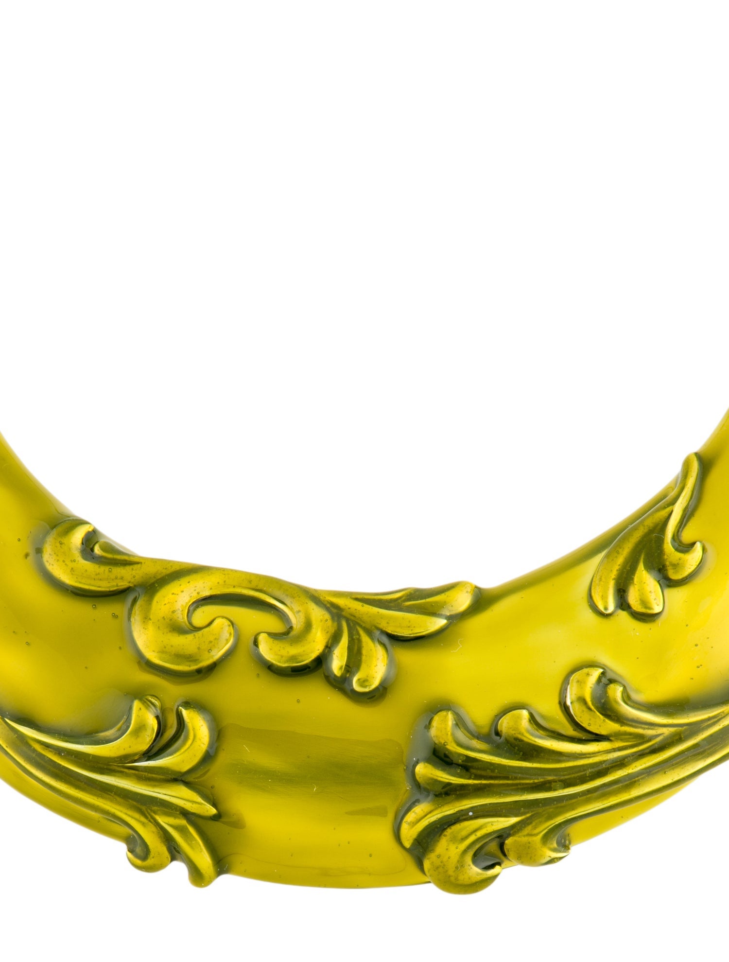 Oscar de la Renta Enamel Bib Collar Necklace