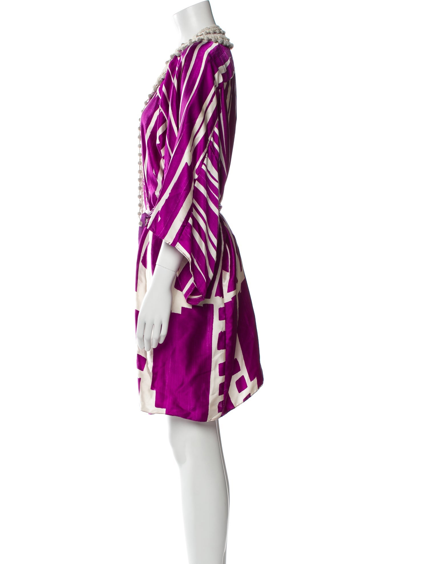 Oscar de la Renta Silk Mini Dress