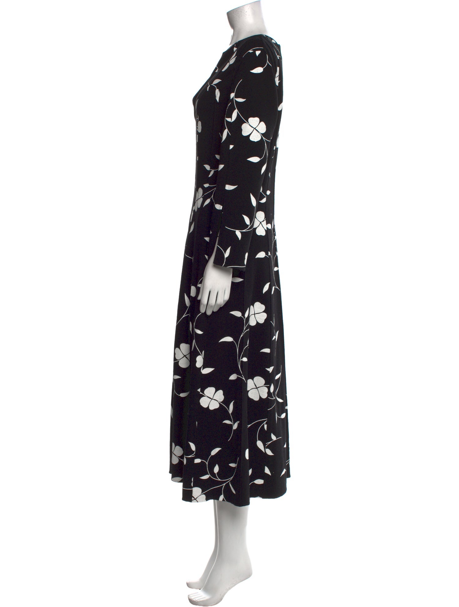 Oscar de la Renta Virgin Wool Long Dress w/ Tags