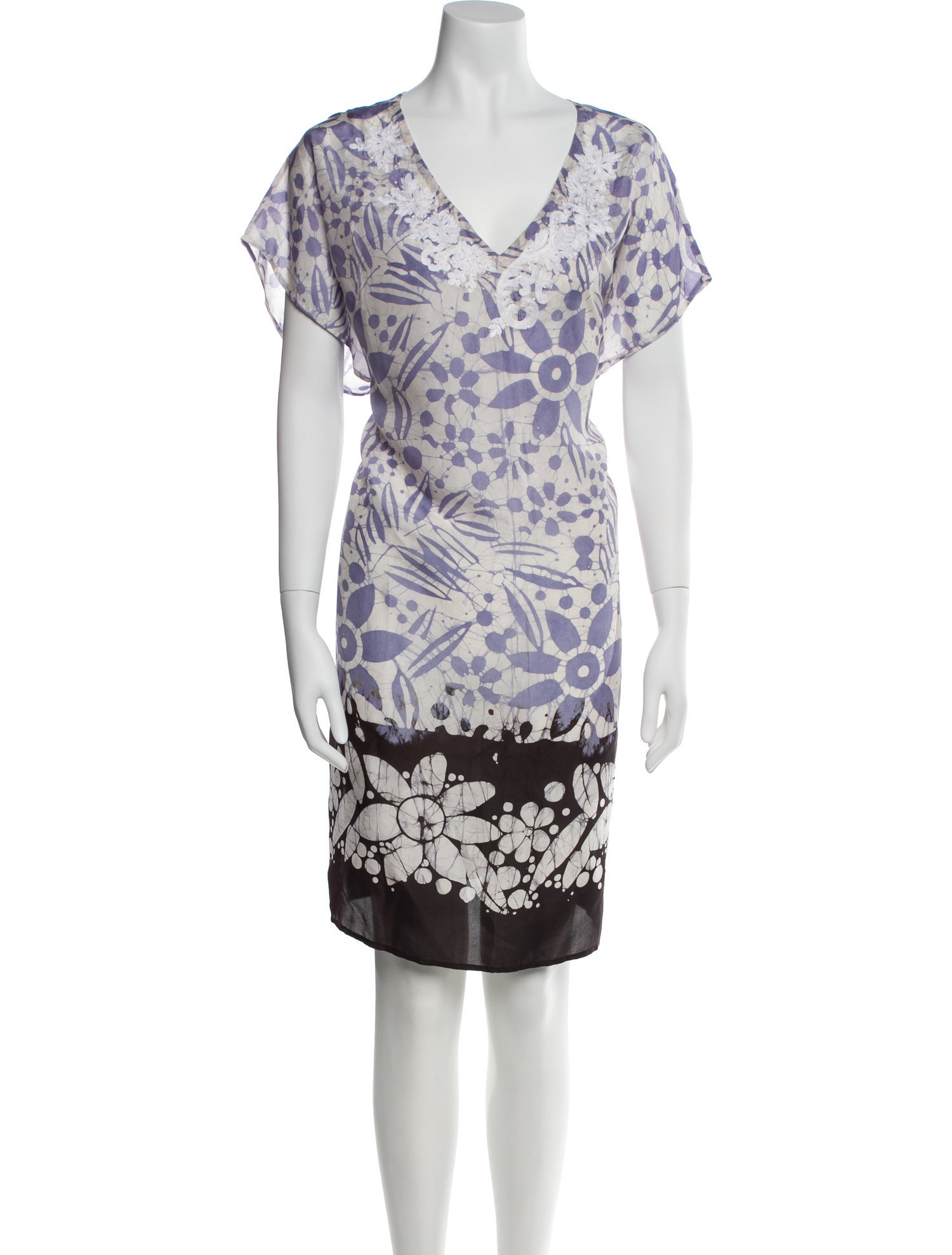 Oscar de la Renta Printed Cover-Up