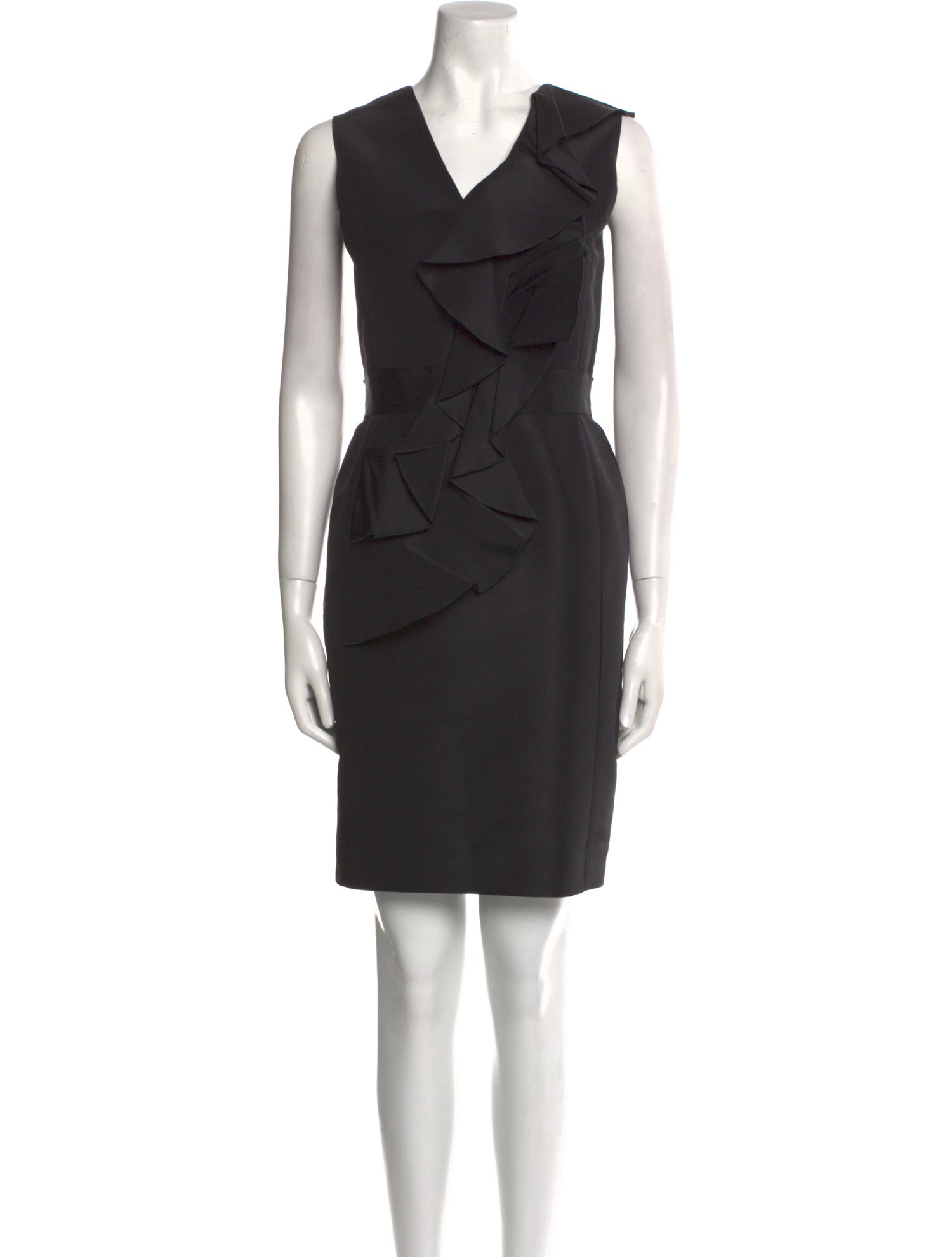 Oscar de la Renta Silk Knee-Length Dress