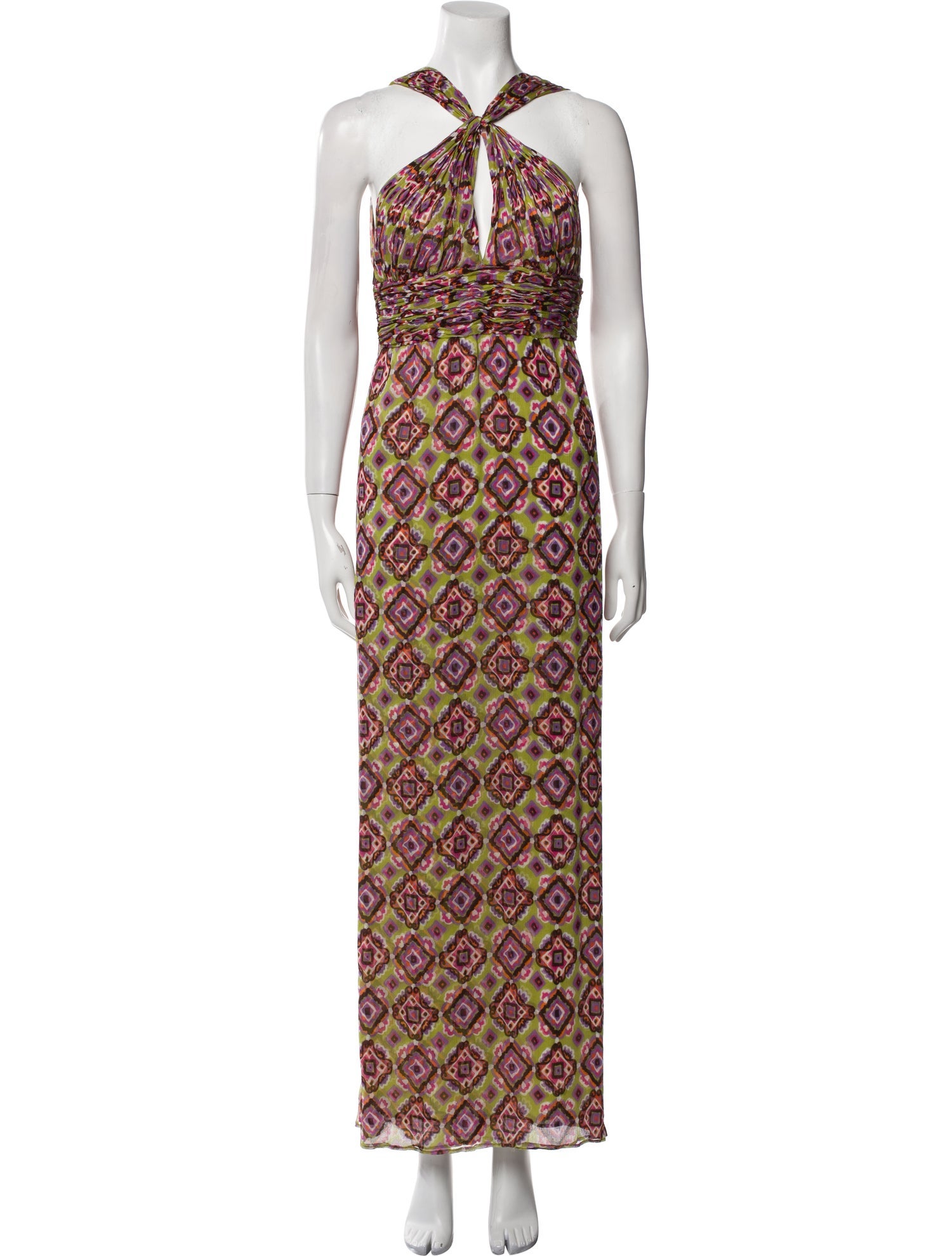 Oscar de la Renta Silk Long Dress