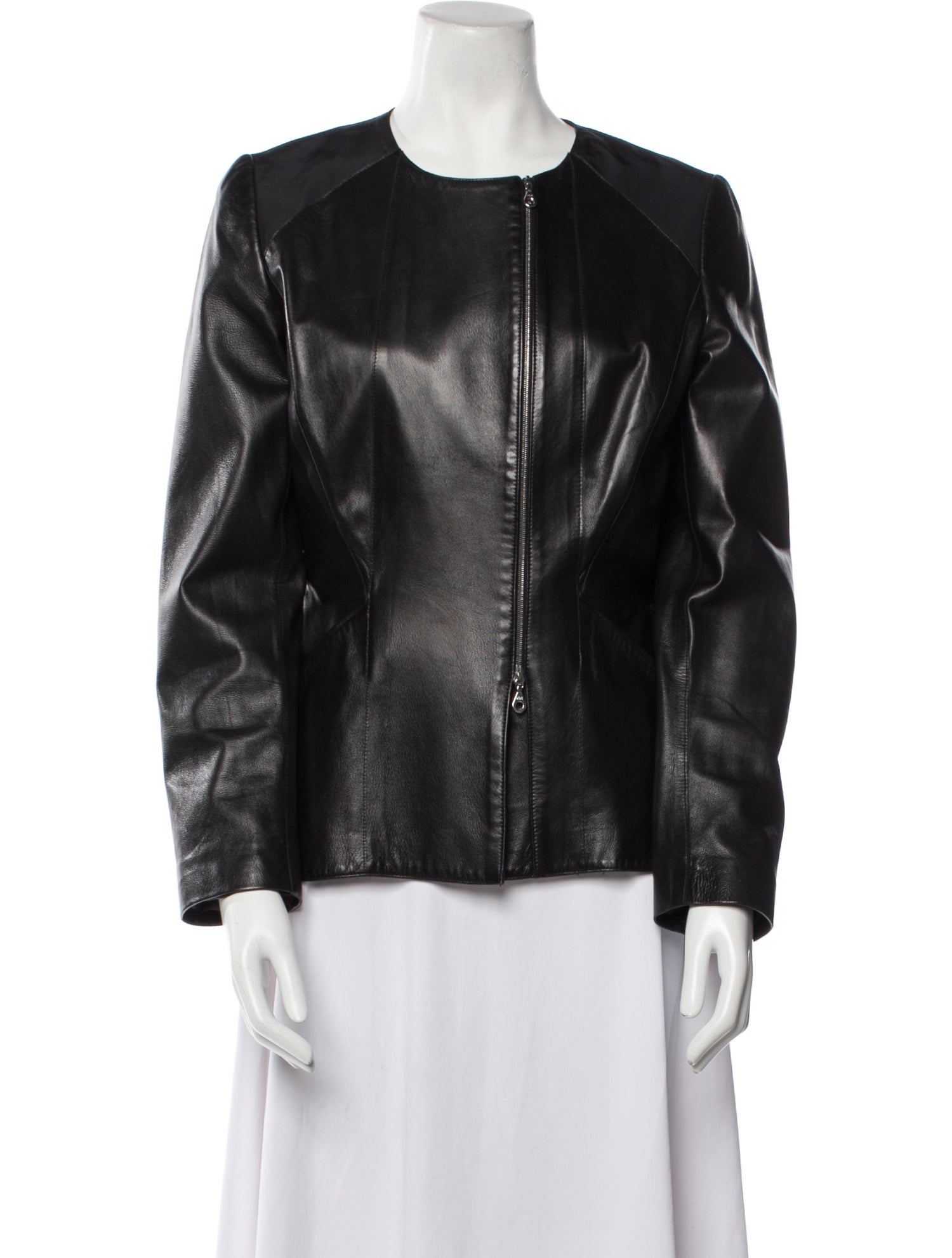 Oscar de la Renta Leather Jacket