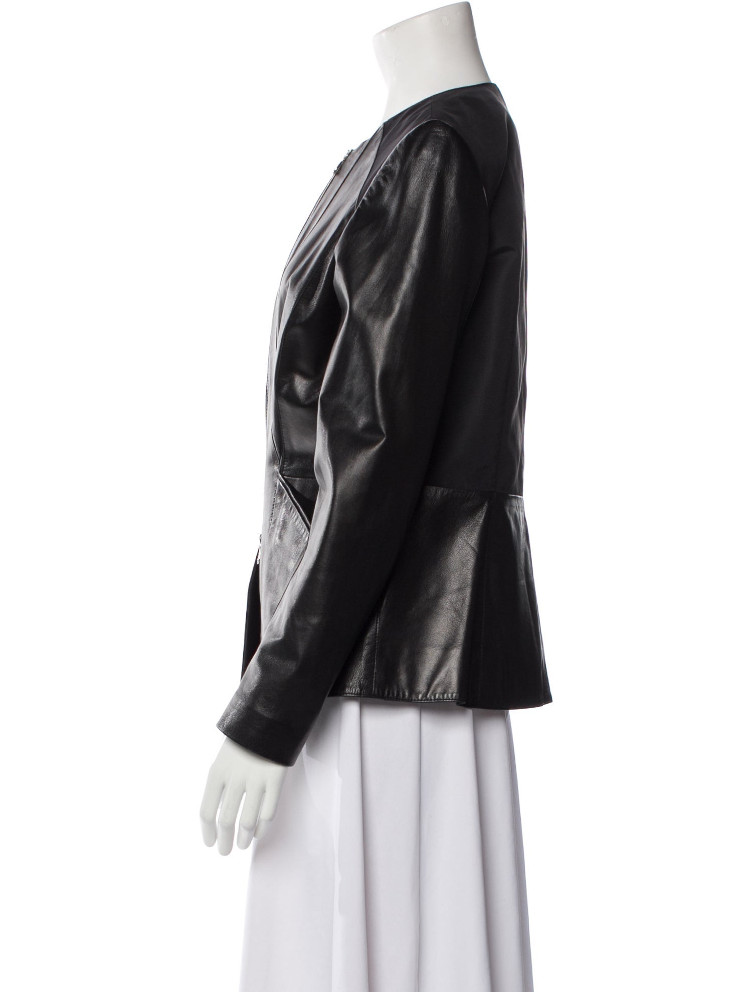 Oscar de la Renta Leather Jacket