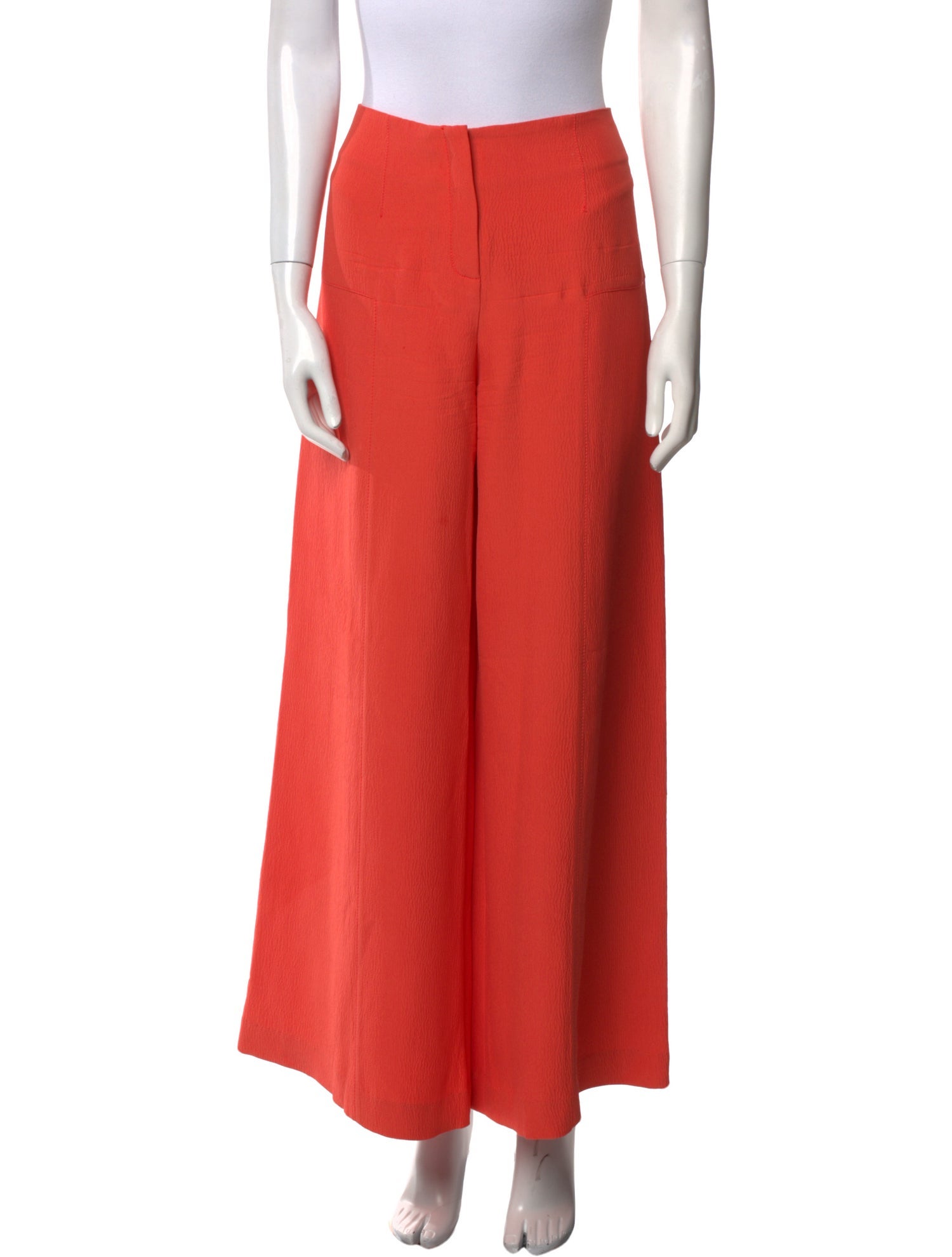 Oscar de la Renta Silk Wide Leg Pants