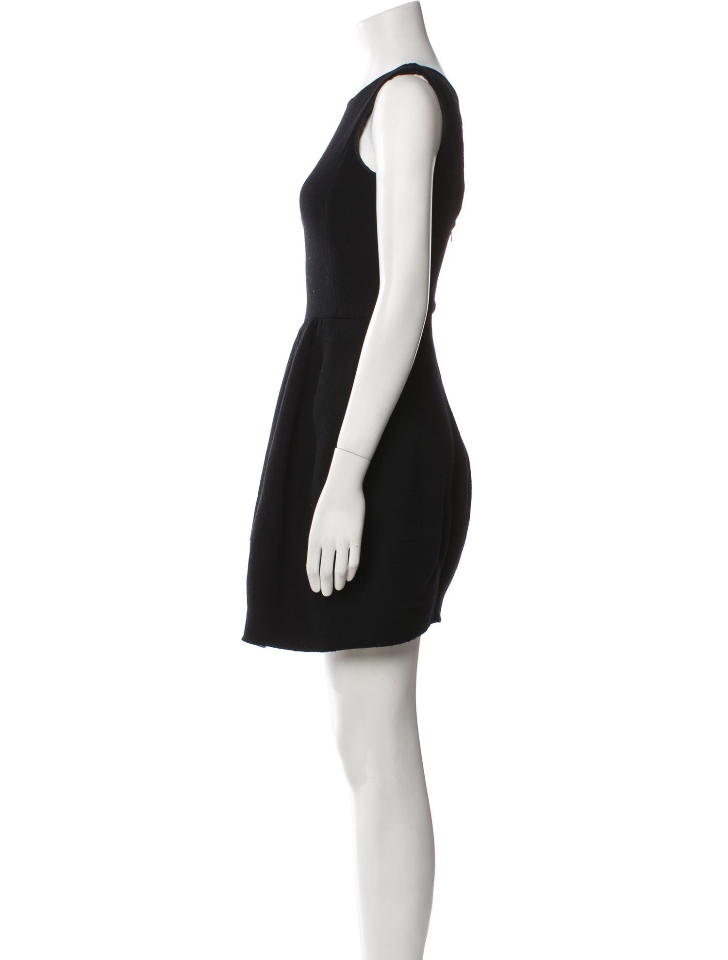 Oscar de la Renta Wool Mini Dress