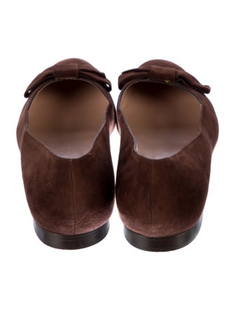 Oscar de la Renta Suede Ballet Flats