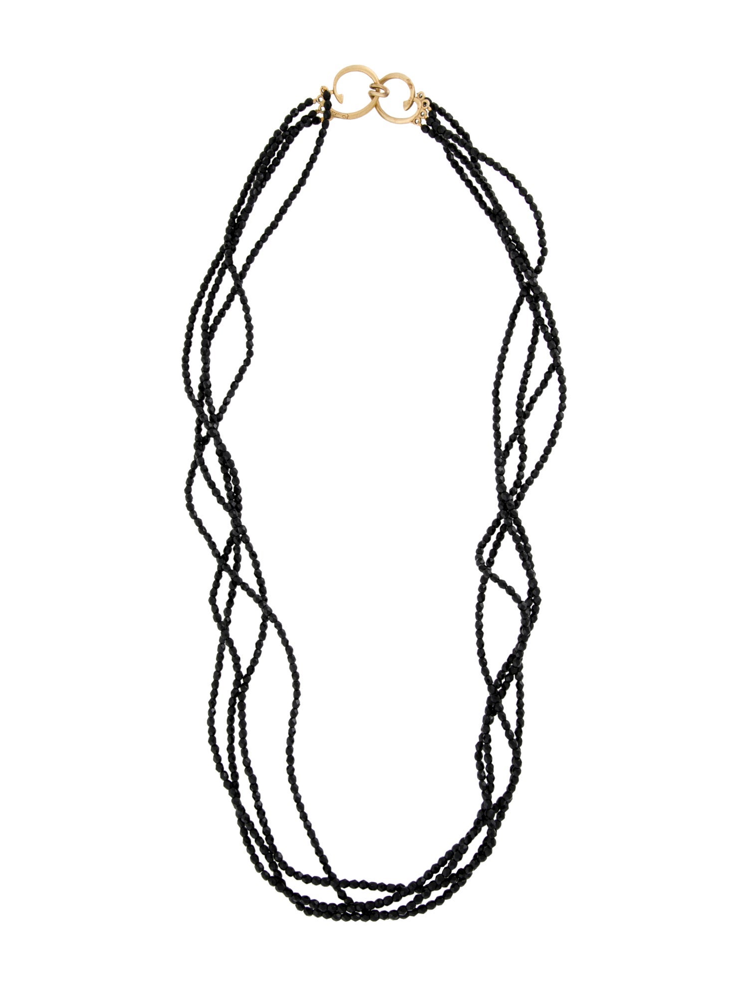 Oscar de la Renta Bead Multistrand Necklace