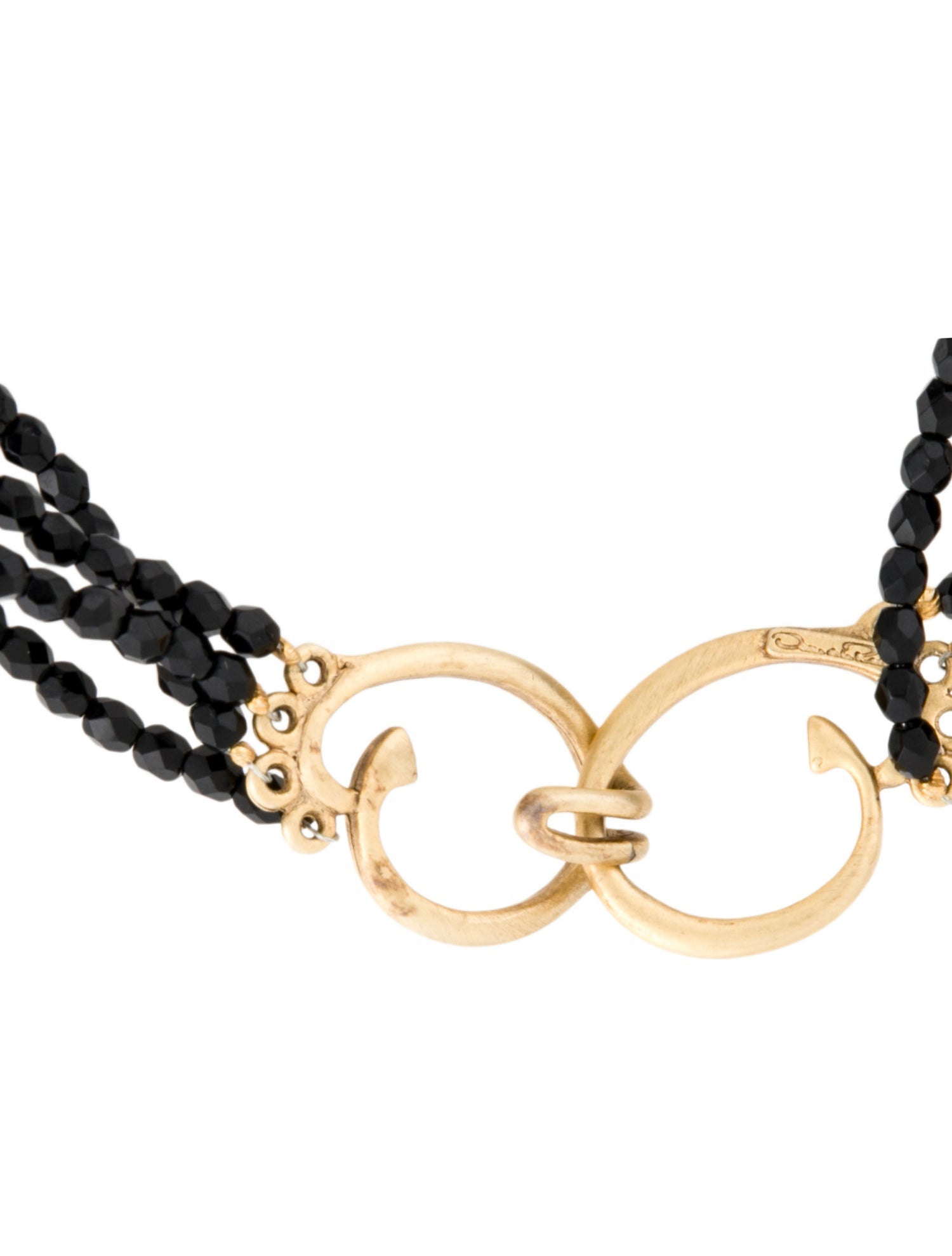 Oscar de la Renta Bead Multistrand Necklace