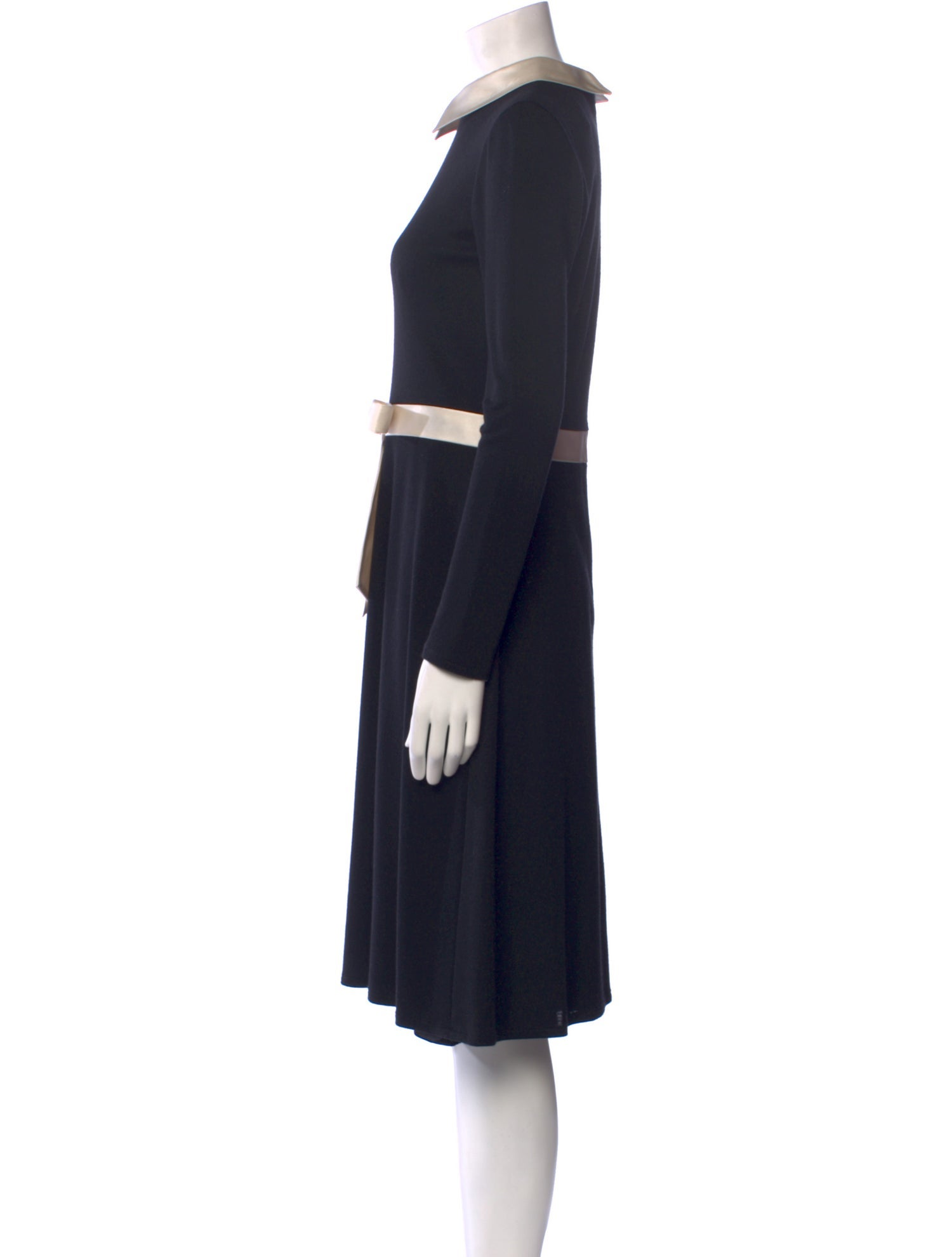 Oscar de la Renta Cashmere Knee-Length Dress