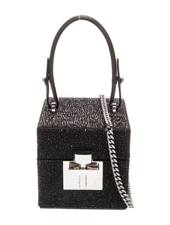 Oscar de la Renta Crystal Top Handle Bag