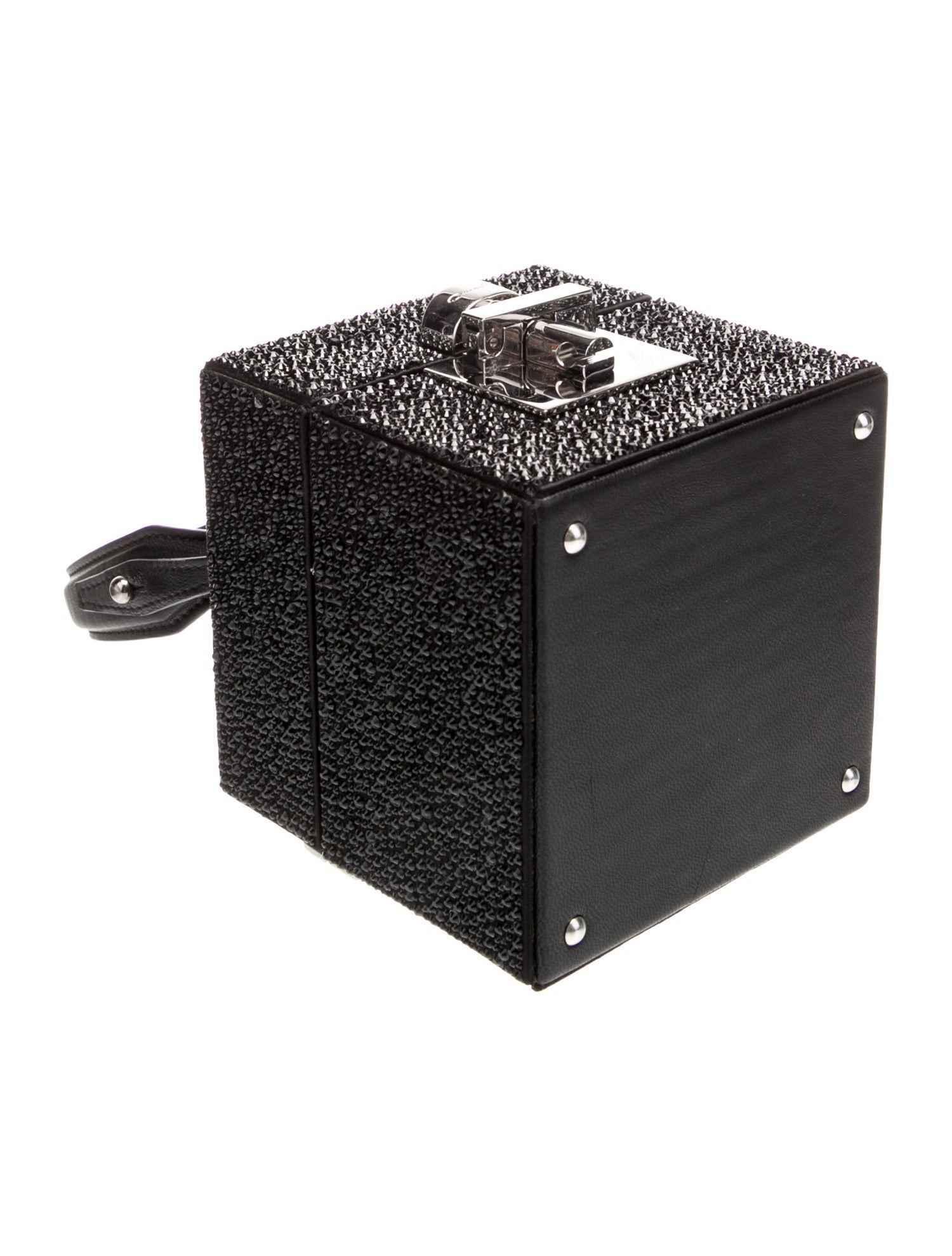 Oscar de la Renta Crystal Top Handle Bag