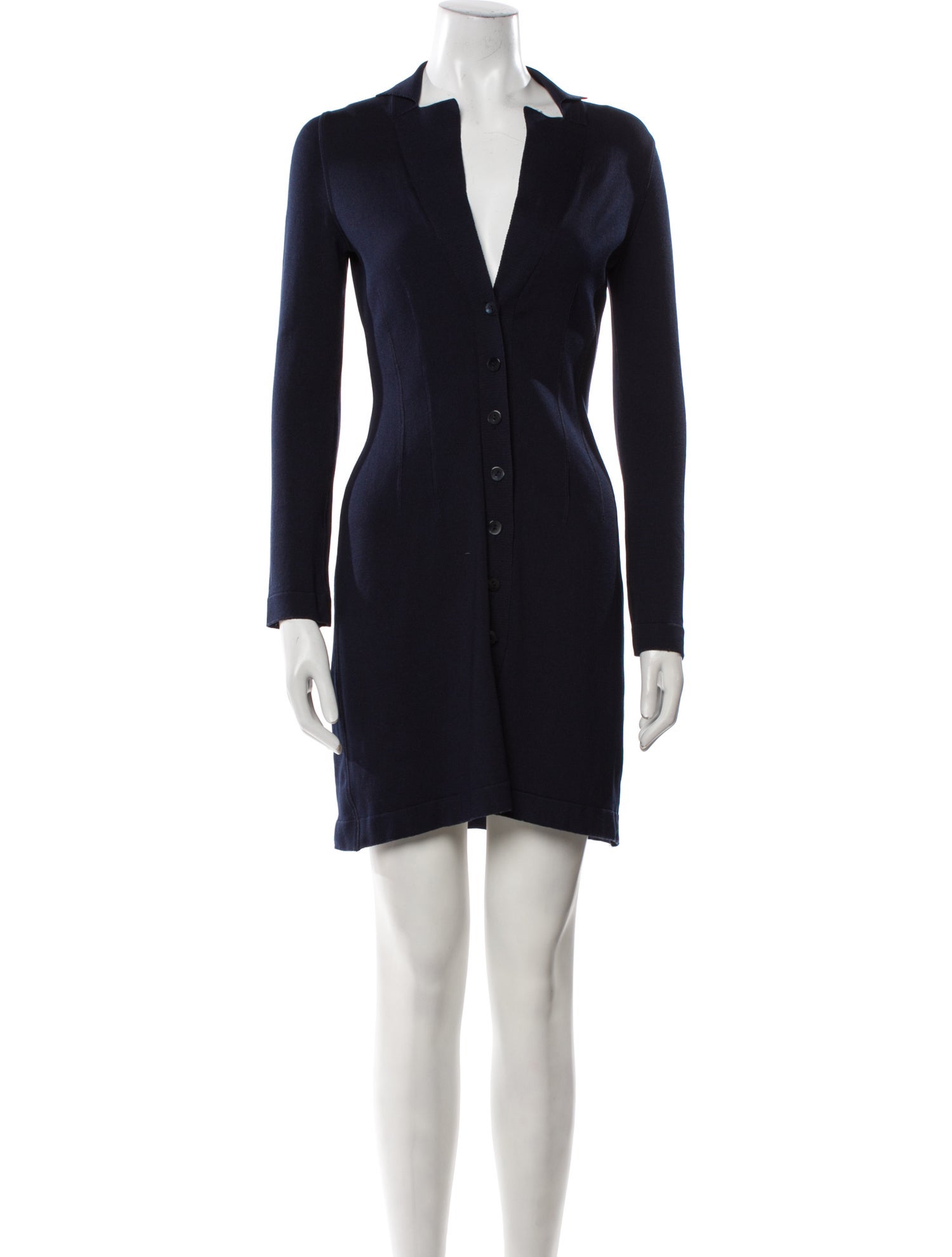 Oscar de la Renta Wool Mini Dress