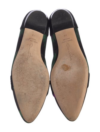 Oscar de la Renta Tie-Dye Print Flats