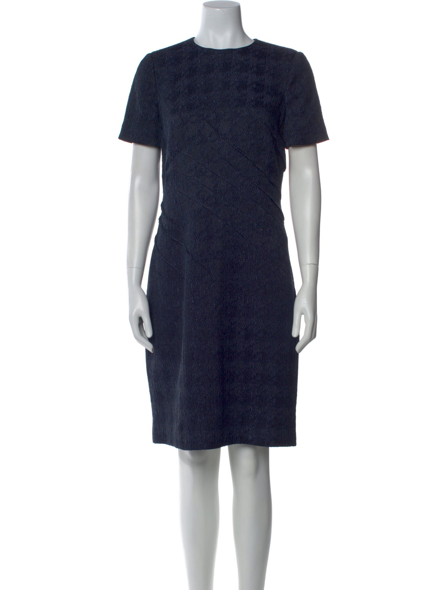 Oscar de la Renta Crew Neck Knee-Length Dress