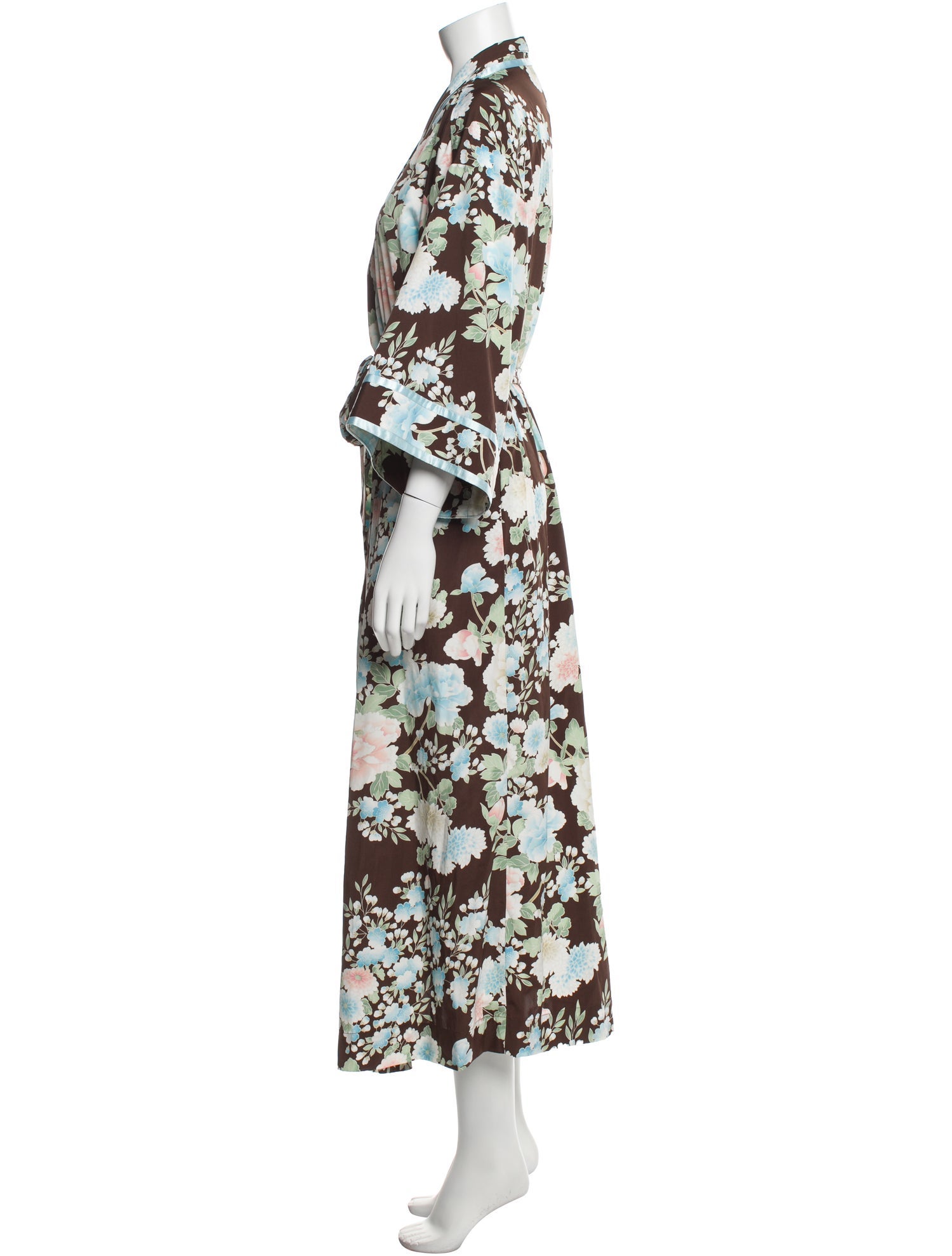 Oscar de la Renta Printed Robe