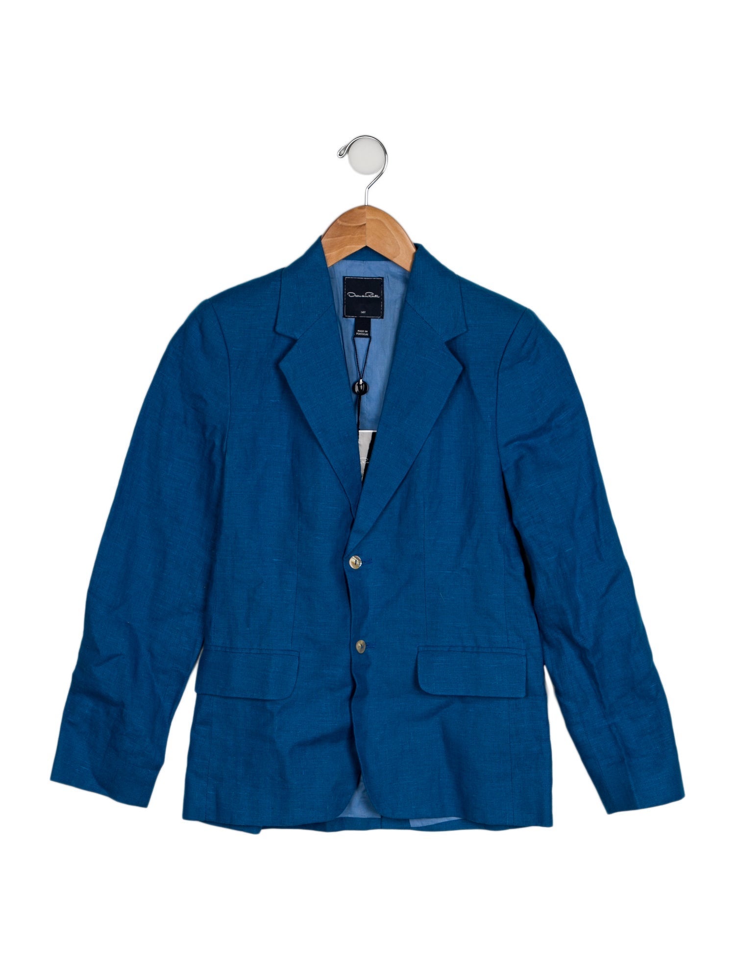 Oscar de la Renta Boys Solid Blazer