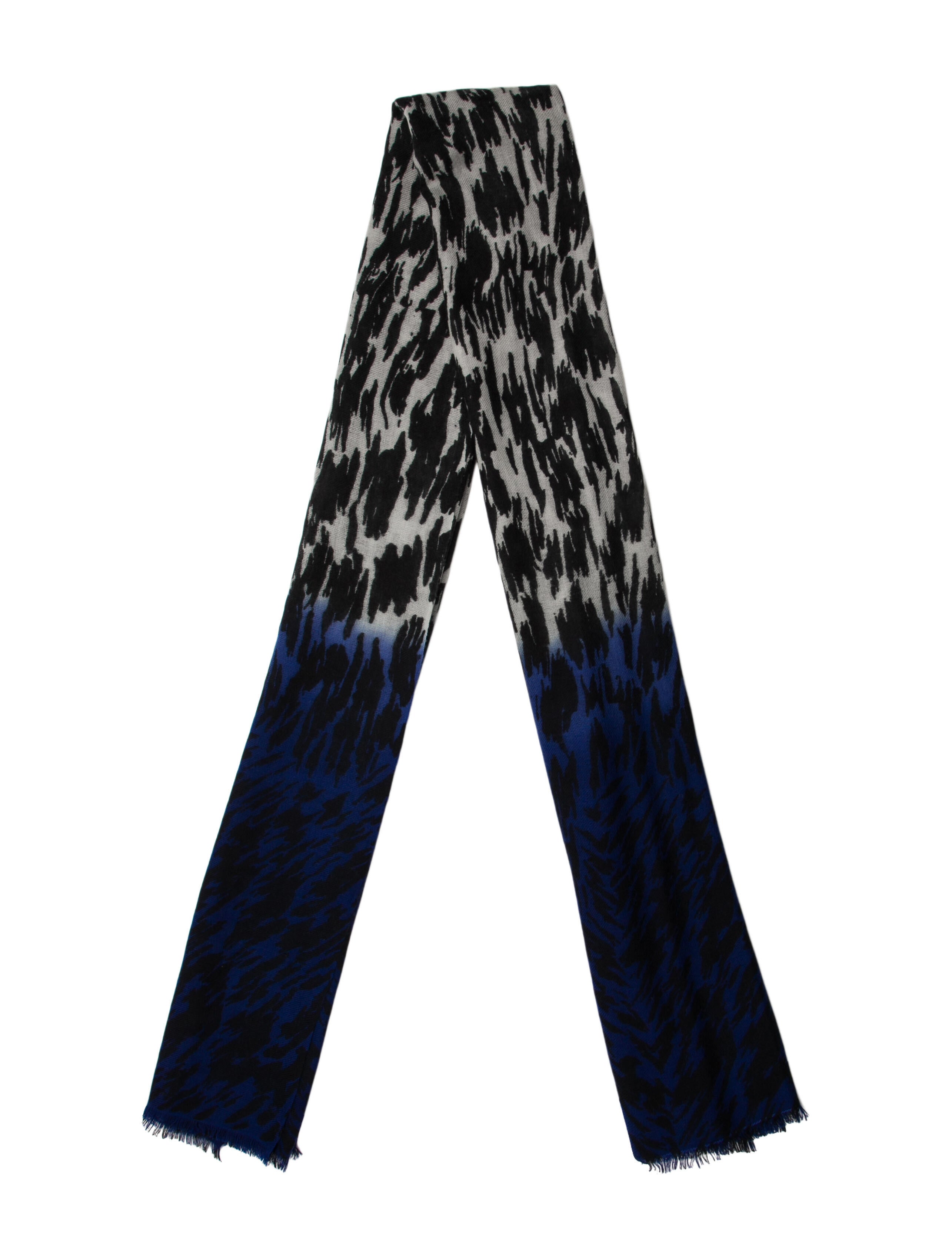 Oscar de la Renta Silk Printed Scarf