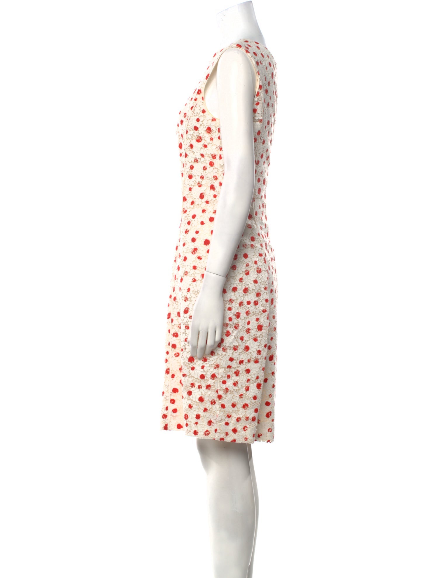 Oscar de la Renta Printed Knee-Length Dress