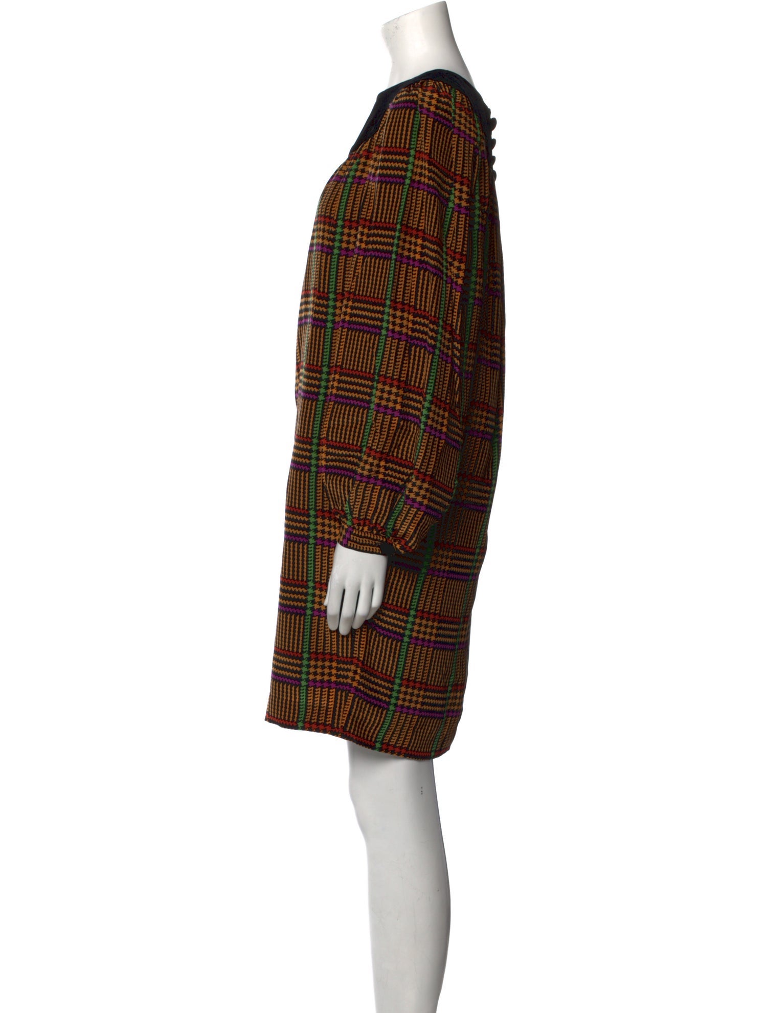 Oscar de la Renta Silk Knee-Length Dress