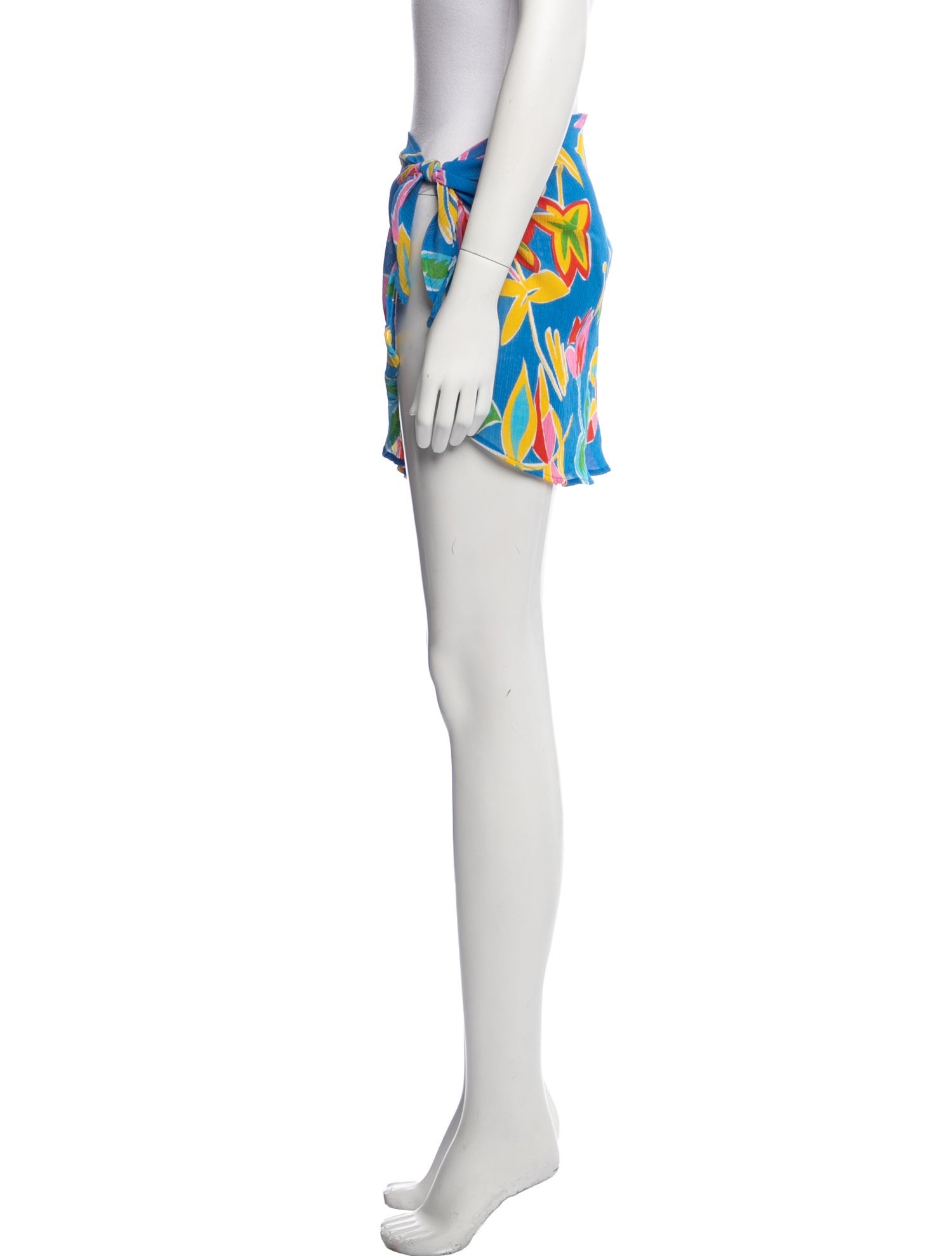 Oscar de la Renta Floral Print Cover-Up