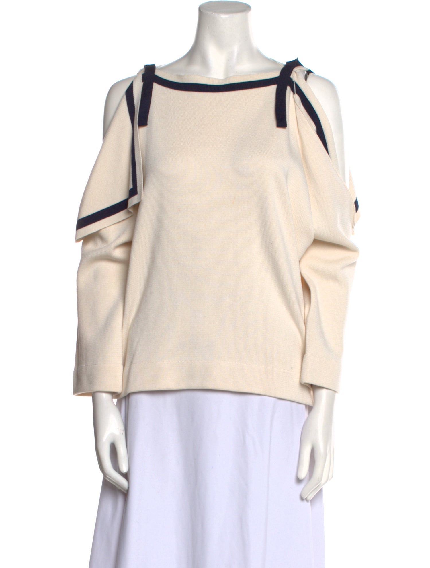 Oscar de la Renta Off-The-Shoulder Sweater