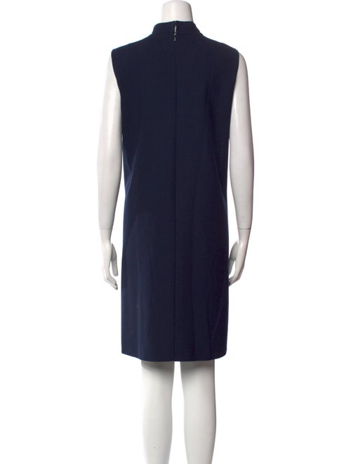 Oscar de la Renta Virgin Wool Midi Length Dress
