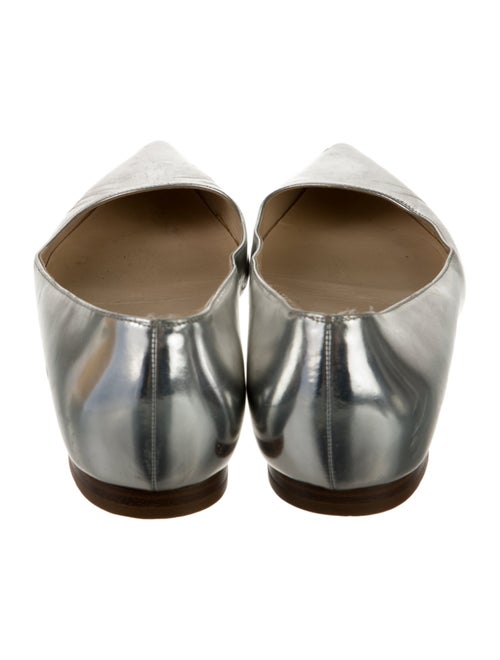 Oscar de la Renta Patent Leather Flats